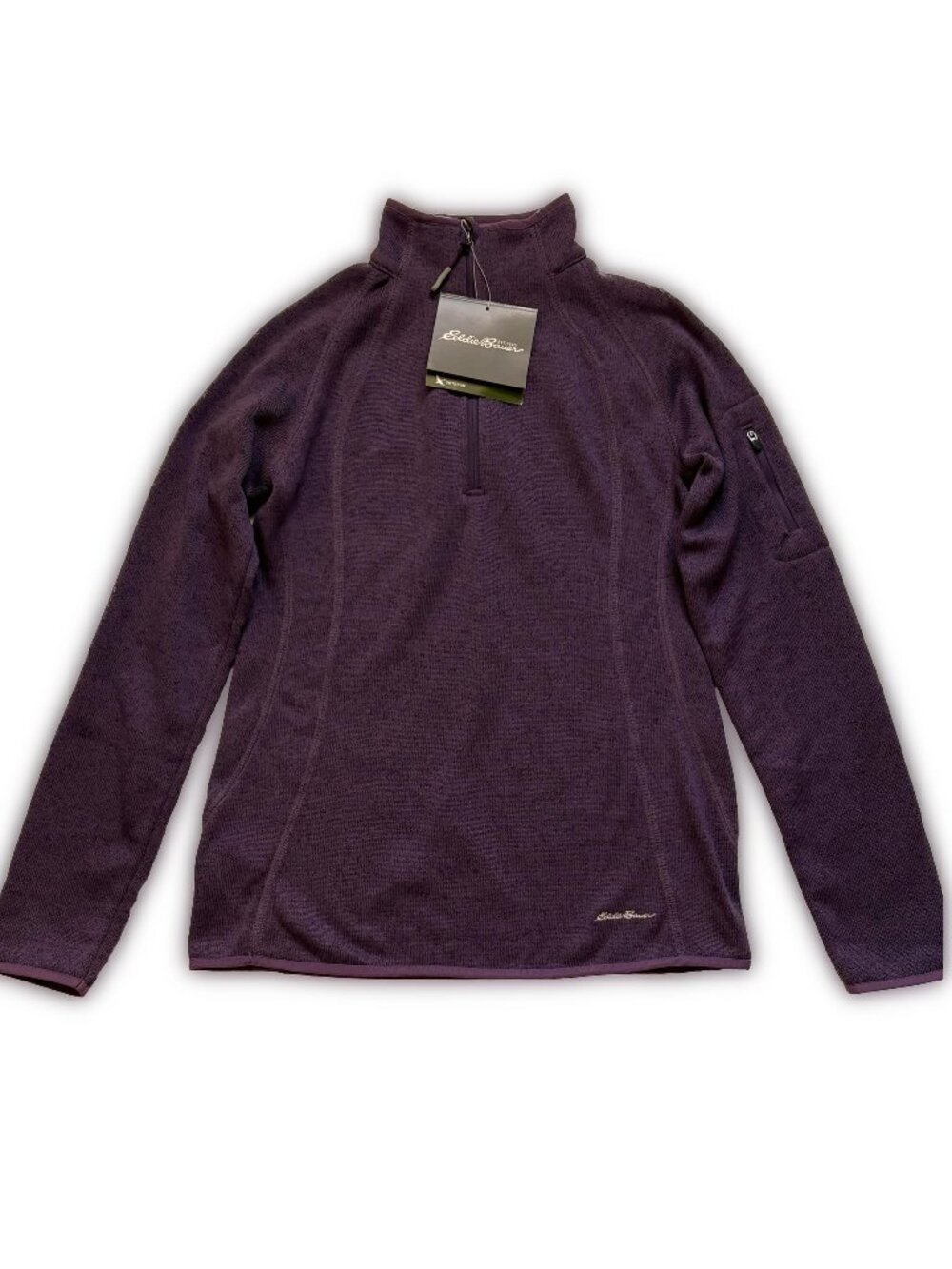 Eddie Bauer Womens Fleece Quarter Zip Pullover
